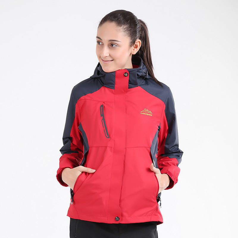 Herren Wasserdichte und atmungsaktive Outdoor-Softshell-Jacke mit Kapuze – Taviero