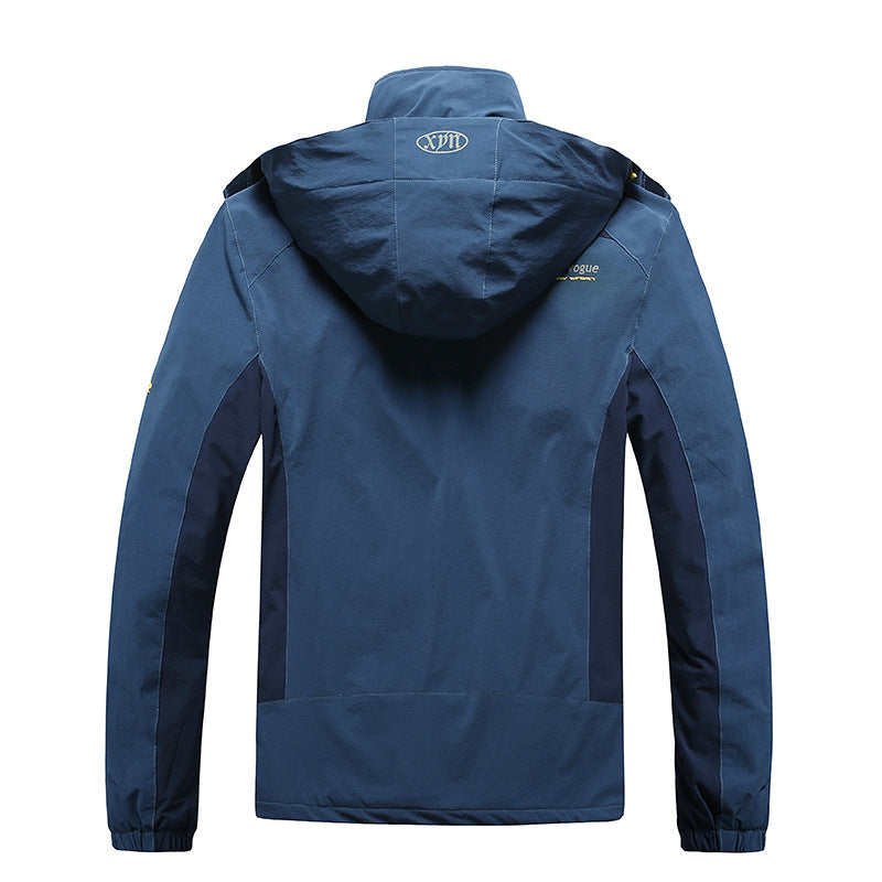 Damen Wasser- und winddichte Softshell-Trekkingjacke mit verstellbarer Kapuze Echoarchiv