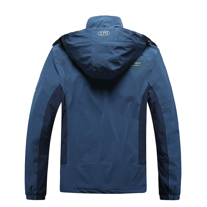 Damen Wasser- und winddichte Softshell-Trekkingjacke mit verstellbarer Kapuze Echoarchiv
