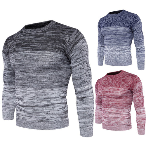 Herren Strickpullover im modernen Farbverlauf Echoarchiv