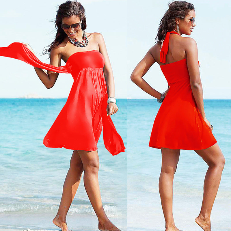 Damen Strandkleid mit variabler Tragemöglichkeit Echo Archiv
