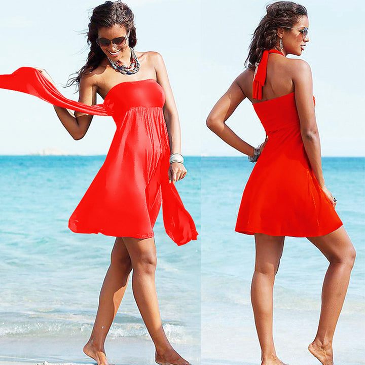 Damen Strandkleid mit variabler Tragemöglichkeit Echo Archiv