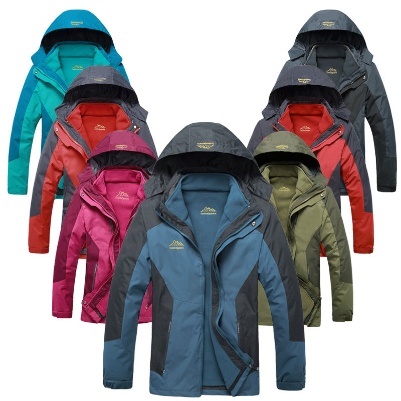 Herren Wasserdichte und atmungsaktive Outdoor-Softshell-Jacke mit Kapuze – Taviero