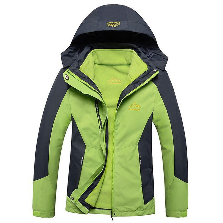 Herren Wasserdichte und atmungsaktive Outdoor-Softshell-Jacke mit Kapuze – Taviero