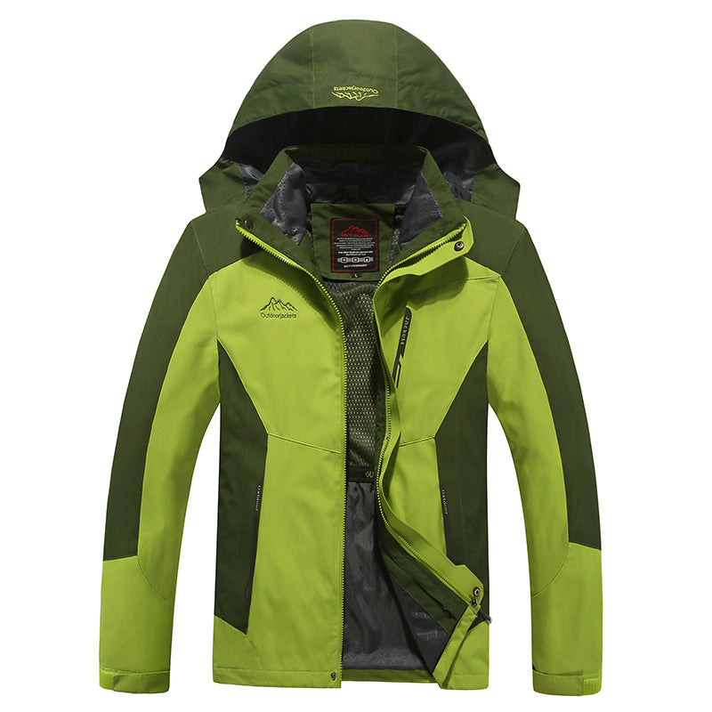 Herren Wasserdichte und atmungsaktive Outdoor-Softshell-Jacke mit Kapuze – Taviero