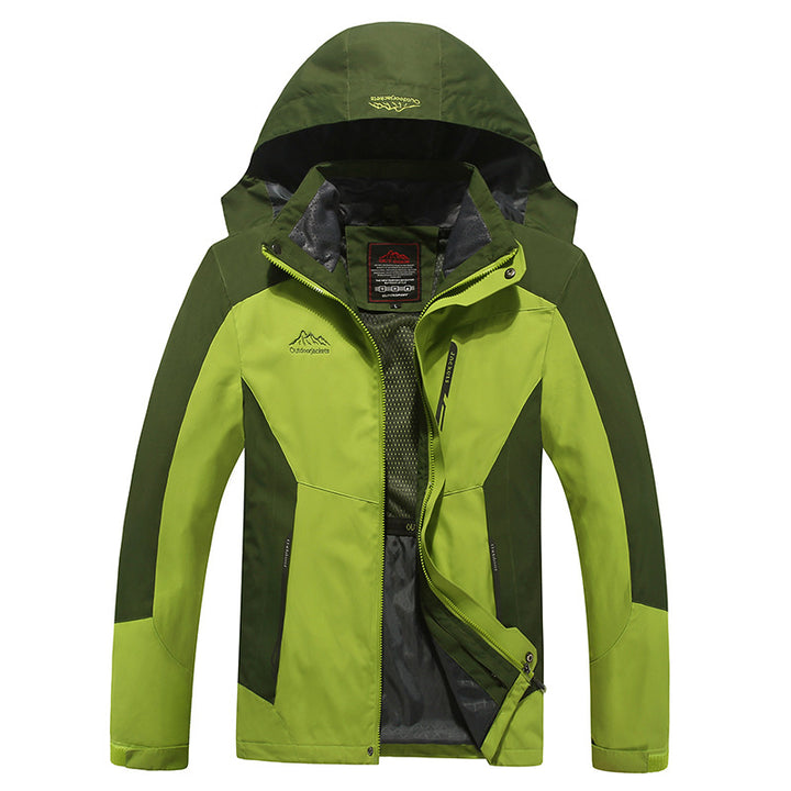 Herren Wasserdichte und atmungsaktive Outdoor-Softshell-Jacke mit Kapuze – Taviero