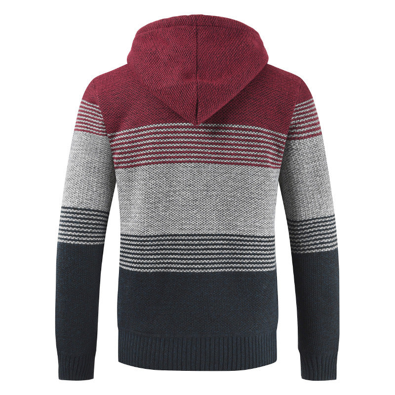 Herren Strickjacke mit Kapuze Echoarchiv