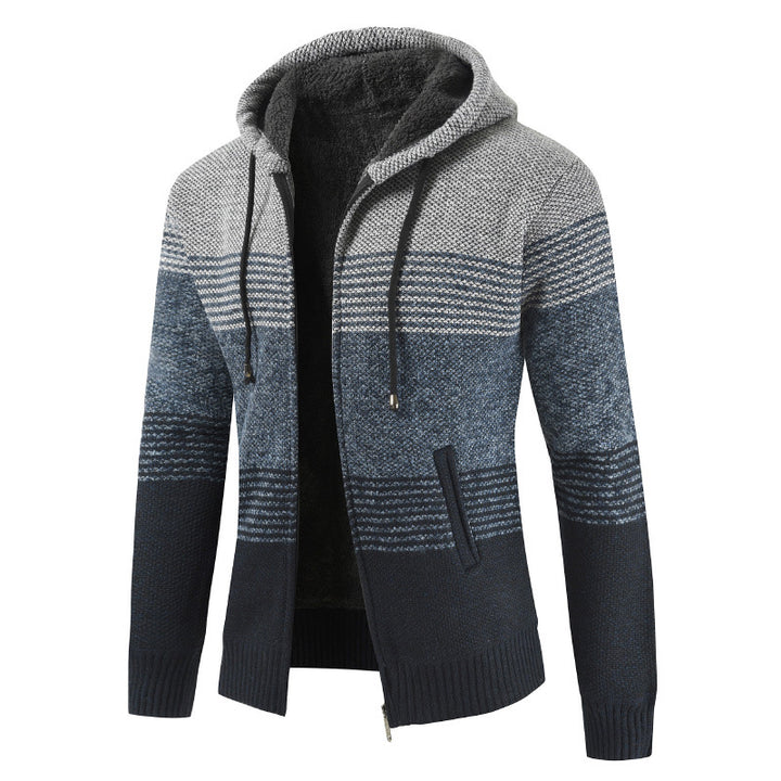 Herren Strickjacke mit Kapuze Echoarchiv