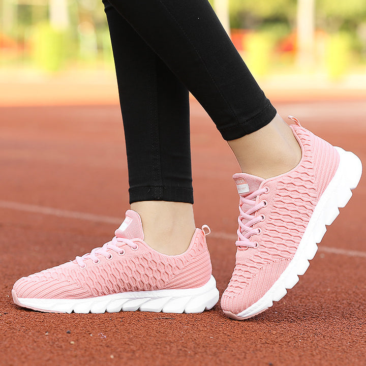 Damen nan leichte atmungsaktive Strick-Sneaker mit gepolstertem Komfort-Fußbett Echo Archiv