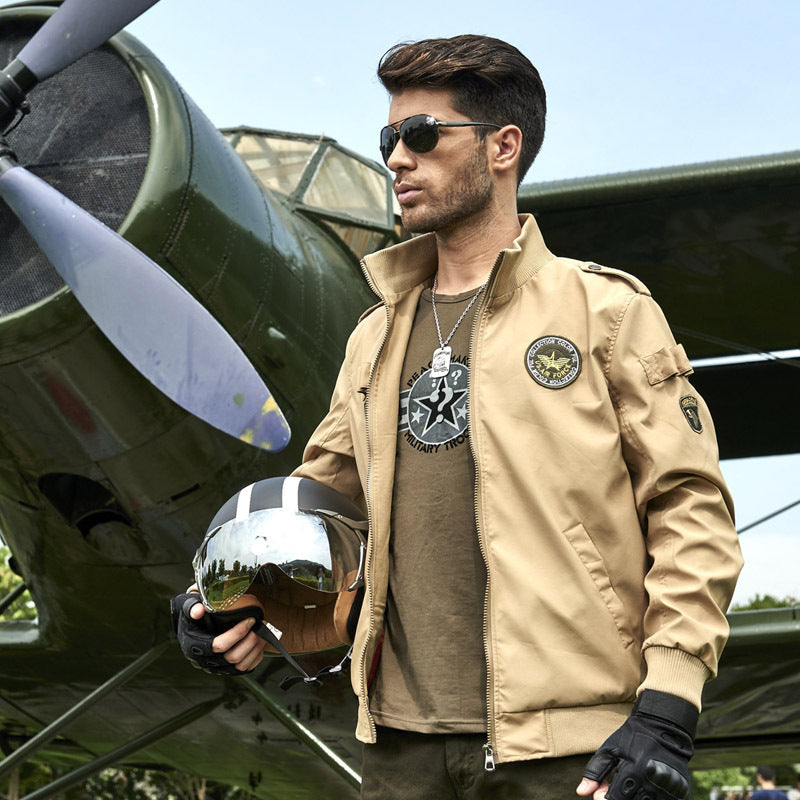 Herren Fliegerjacke mit Teddyfutter Echoarchiv