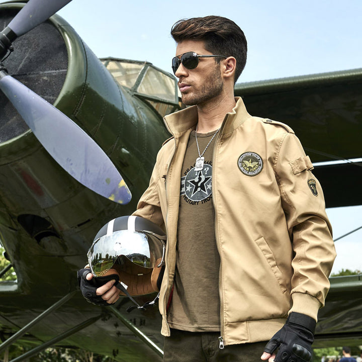 Herren Fliegerjacke mit Teddyfutter Echoarchiv