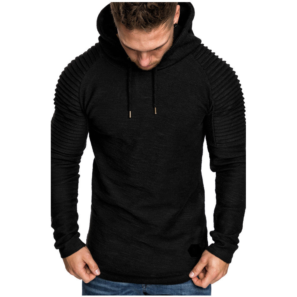 Herren Sportlicher Hoodie mit strukturiertem Schulterdesign Echoarchiv