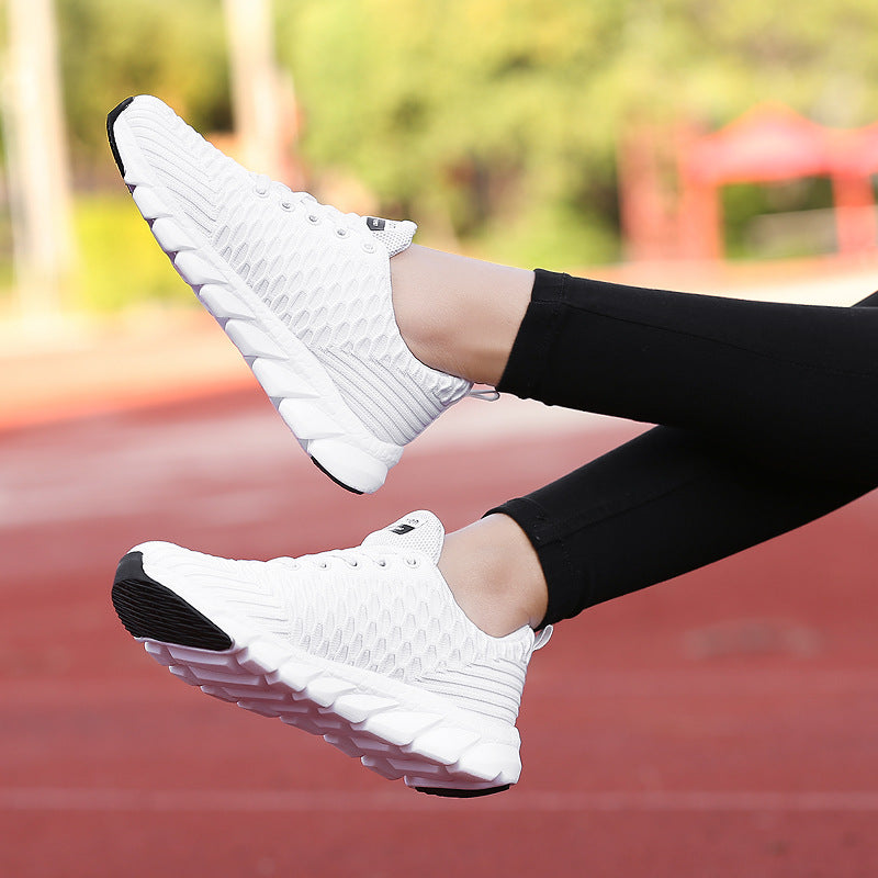 Damen nan leichte atmungsaktive Strick-Sneaker mit gepolstertem Komfort-Fußbett Echo Archiv