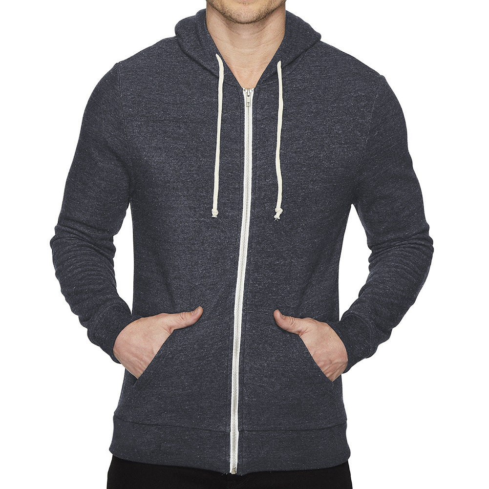 Herren Funktions-Hoodie mit durchgehendem Reißverschluss und praktischen Taschen Echoarchiv