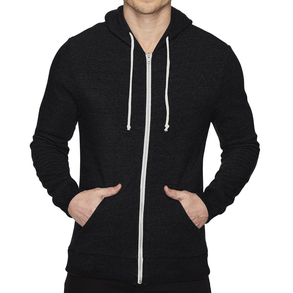 Herren Funktions-Hoodie mit durchgehendem Reißverschluss und praktischen Taschen Echoarchiv
