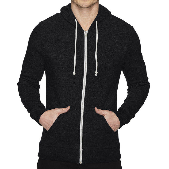 Herren Funktions-Hoodie mit durchgehendem Reißverschluss und praktischen Taschen Echoarchiv