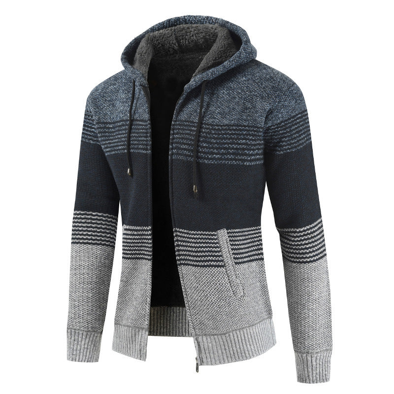 Herren Strickjacke mit Kapuze Echoarchiv