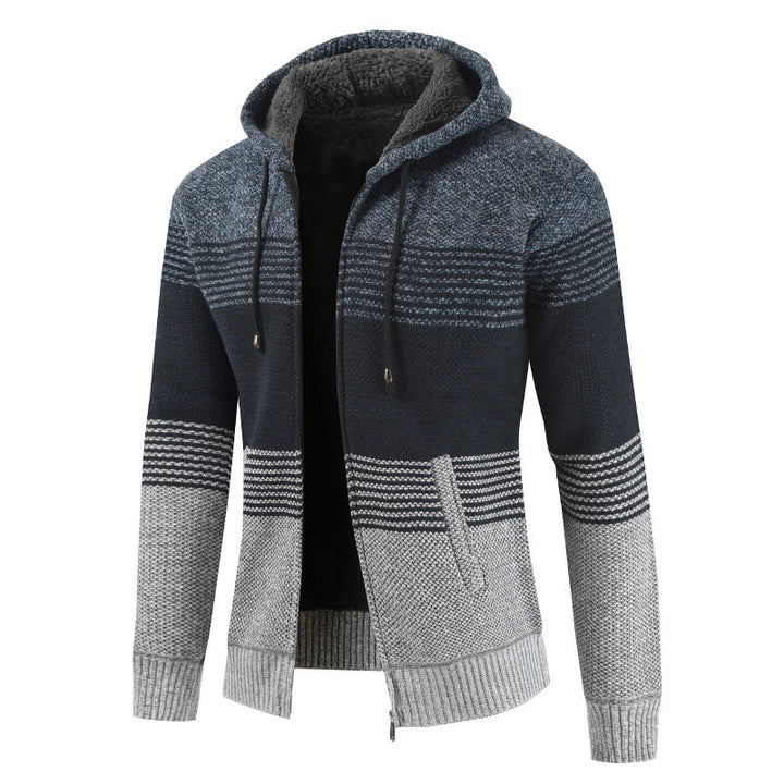 Herren Strickjacke mit Kapuze Echoarchiv