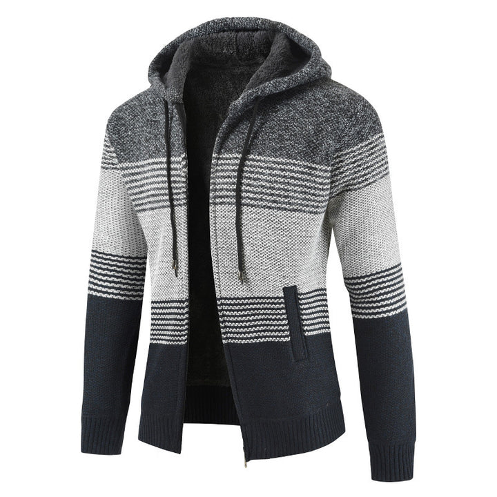 Herren Strickjacke mit Kapuze Echoarchiv