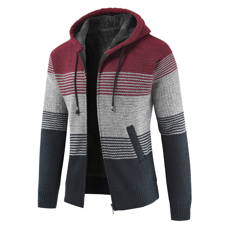 Herren Strickjacke mit Kapuze Echoarchiv