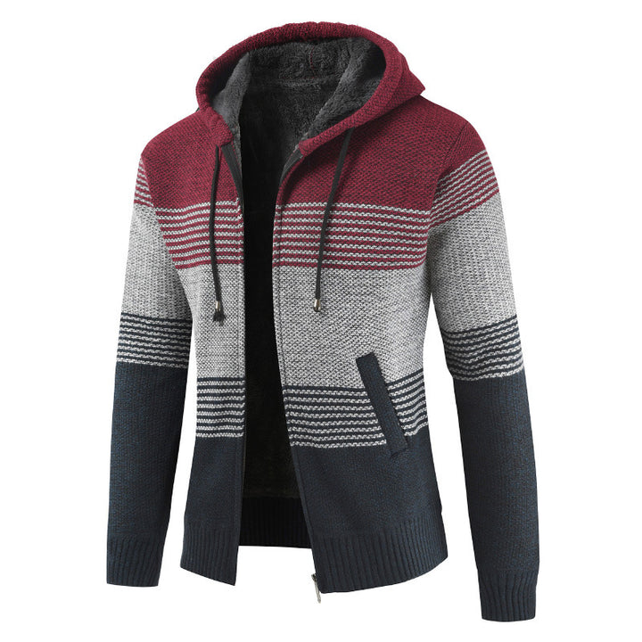 Herren Strickjacke mit Kapuze Echoarchiv
