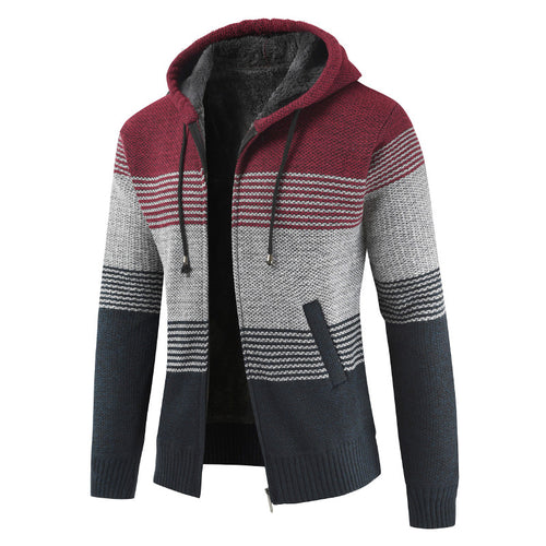 Herren Strickjacke mit Kapuze Echoarchiv