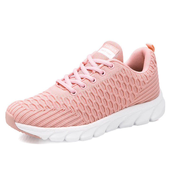 Damen nan leichte atmungsaktive Strick-Sneaker mit gepolstertem Komfort-Fußbett Echo Archiv