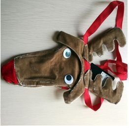Unisex  Kinder Plüschrentier Rucksack mit Geweih, weichem Teddystoff und verstellbaren Trägern Echo Archiv