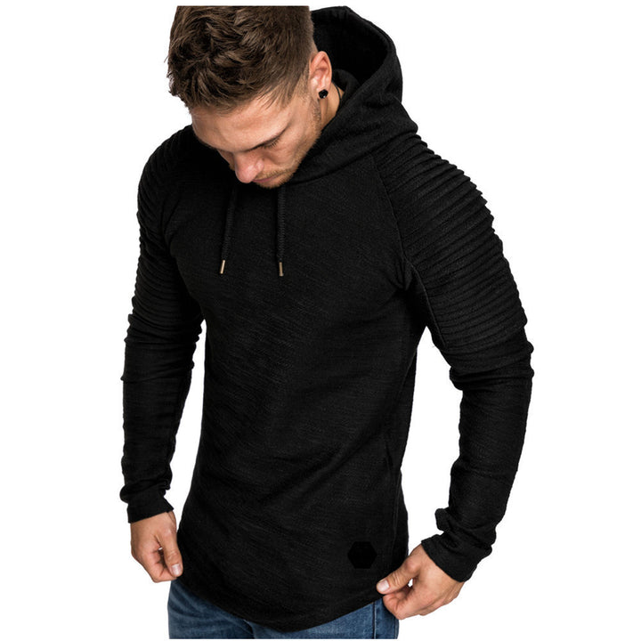 Herren Sportlicher Hoodie mit strukturiertem Schulterdesign Echoarchiv
