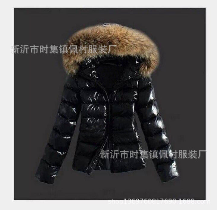Damen Steppjacke mit abnehmbarem Kunstfellkragen und modernem Schnitt – Célinea
