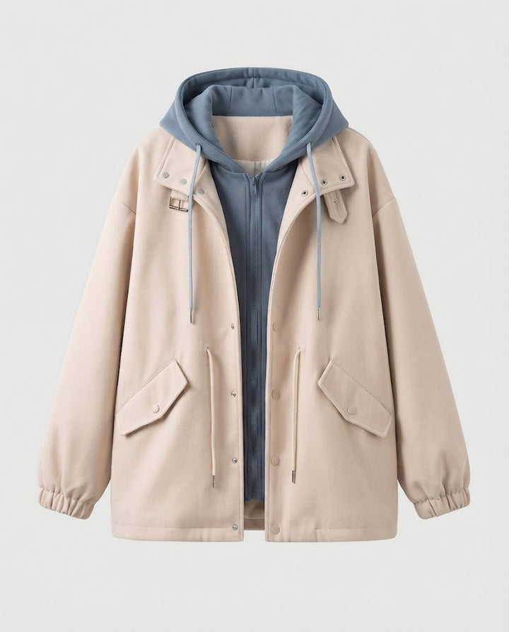 Damen Urban Oversized Fleece-Jacke Echoarchiv