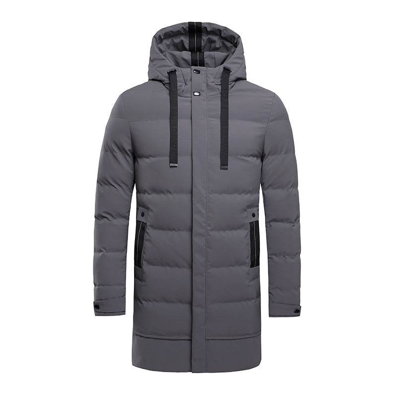 Herren isolierte Outdoor-Jacke mit verstellbarer Kapuze und funktionalen Taschen Echoarchiv