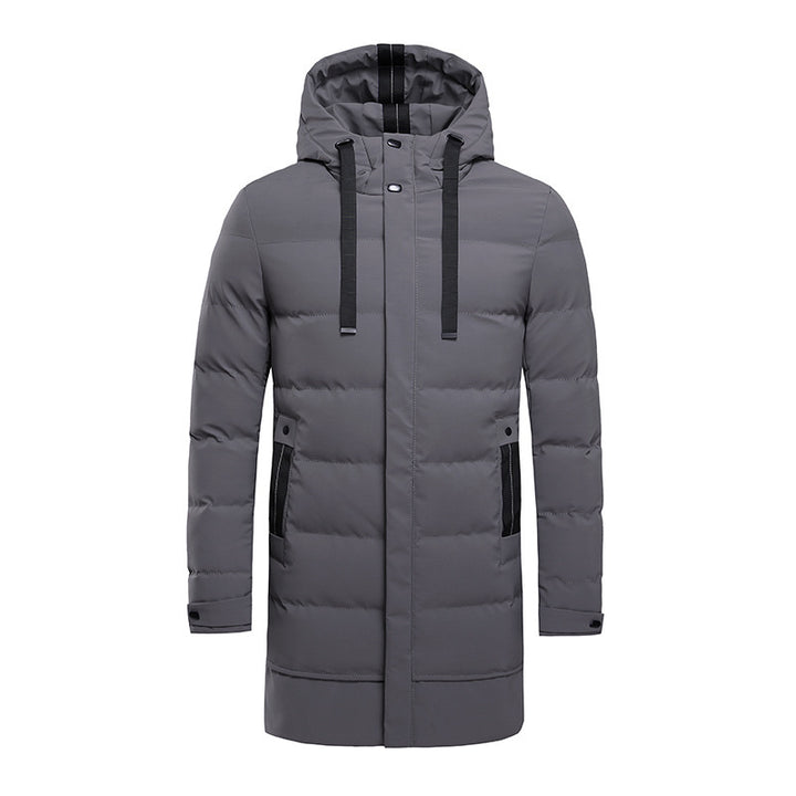 Herren isolierte Outdoor-Jacke mit verstellbarer Kapuze und funktionalen Taschen Echoarchiv