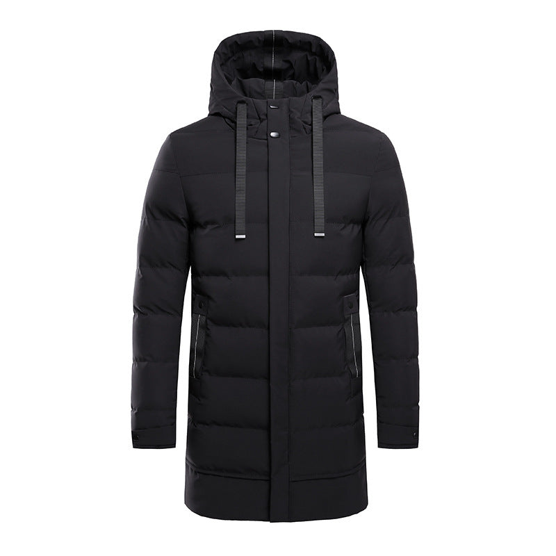 Herren isolierte Outdoor-Jacke mit verstellbarer Kapuze und funktionalen Taschen Echoarchiv