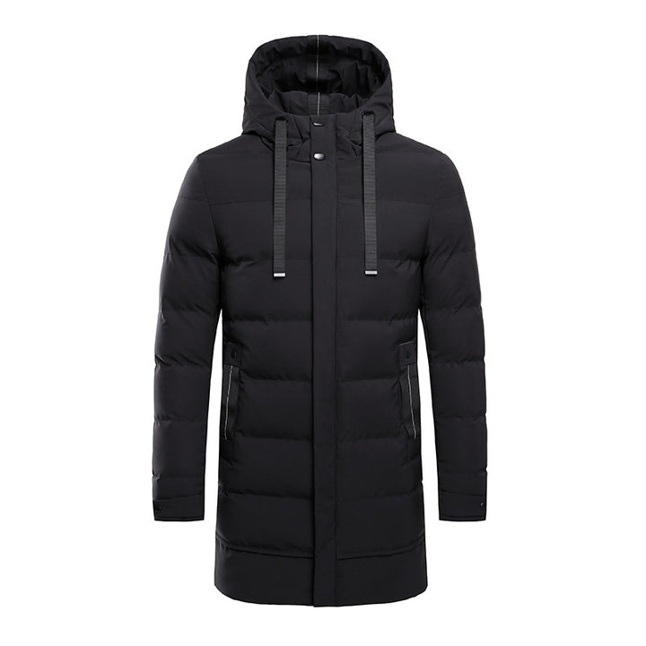 Herren isolierte Outdoor-Jacke mit verstellbarer Kapuze und funktionalen Taschen Echoarchiv