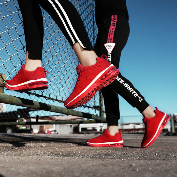 Damen nan atmungsaktiver Strick-Alltags-Sneaker mit integrierter Luftfeder-Zwischensohle und flexibler Profilsohle Echo Archiv