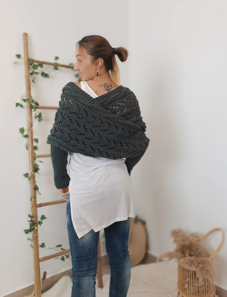 Echoarchiv | Bequemer Strickschal