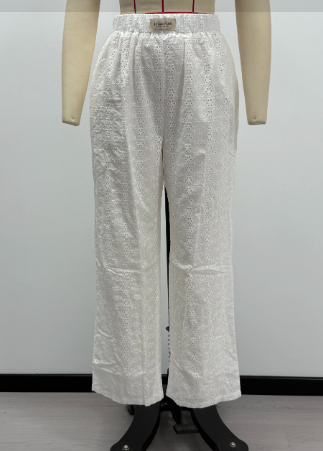 Echoarchiv | Loose fit Gestreift Elastisch Taille Hose