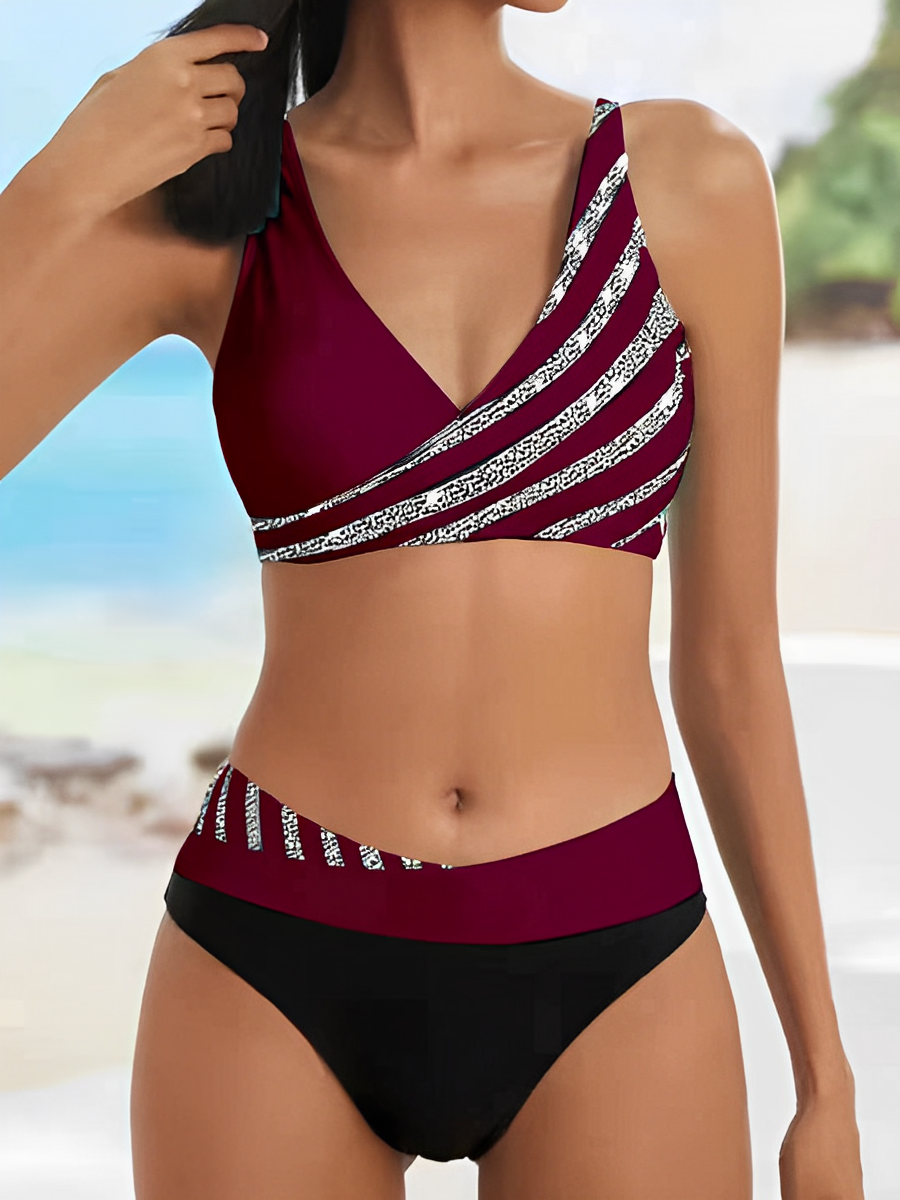 Echoarchiv | Bikini Sommer Gestreift Luxus