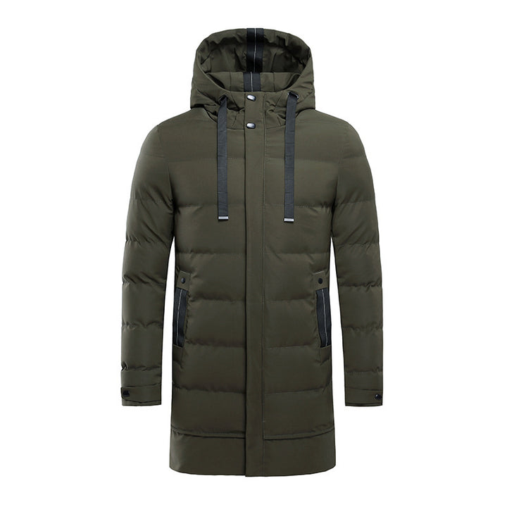 Herren isolierte Outdoor-Jacke mit verstellbarer Kapuze und funktionalen Taschen Echoarchiv