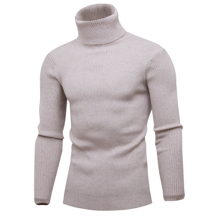 Herren eleganter Rollkragenpullover aus weichem Strick Echoarchiv