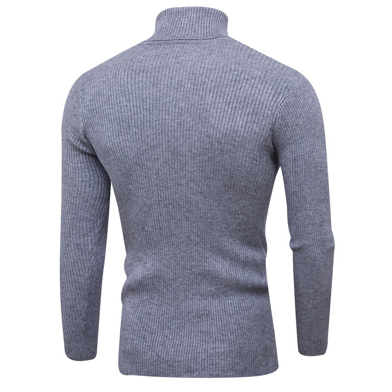 Herren eleganter Rollkragenpullover aus weichem Strick Echoarchiv