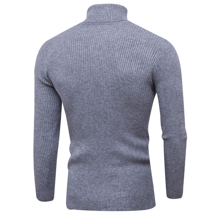 Herren eleganter Rollkragenpullover aus weichem Strick Echoarchiv