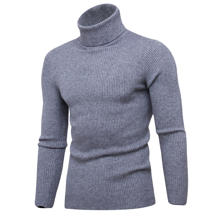 Herren eleganter Rollkragenpullover aus weichem Strick Echoarchiv