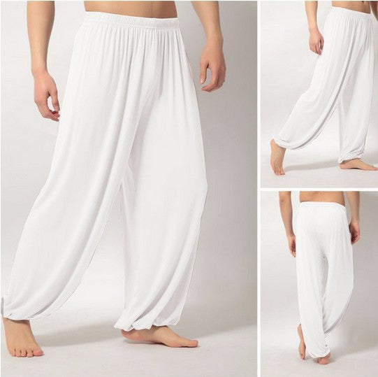 Herren nan weite Haremhose aus fließendem Viskosemix mit elastischem Komfortbund und Ballonbeinen Echo Archiv