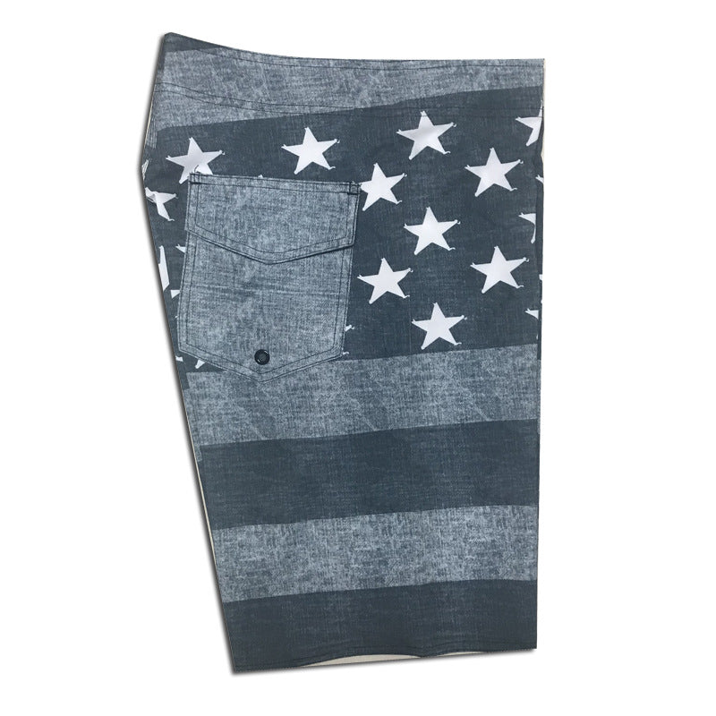 Herren Surf-Shorts im Vintage-Streifen-Look Echoarchiv