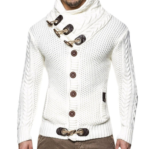 Herren Strickjacke mit asymmetrischem Kragen Echoarchiv