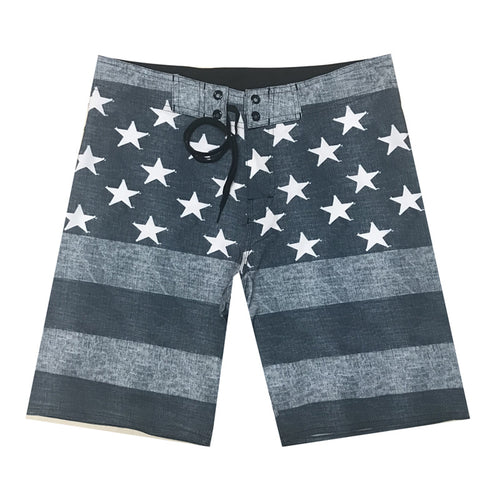 Herren Surf-Shorts im Vintage-Streifen-Look Echoarchiv