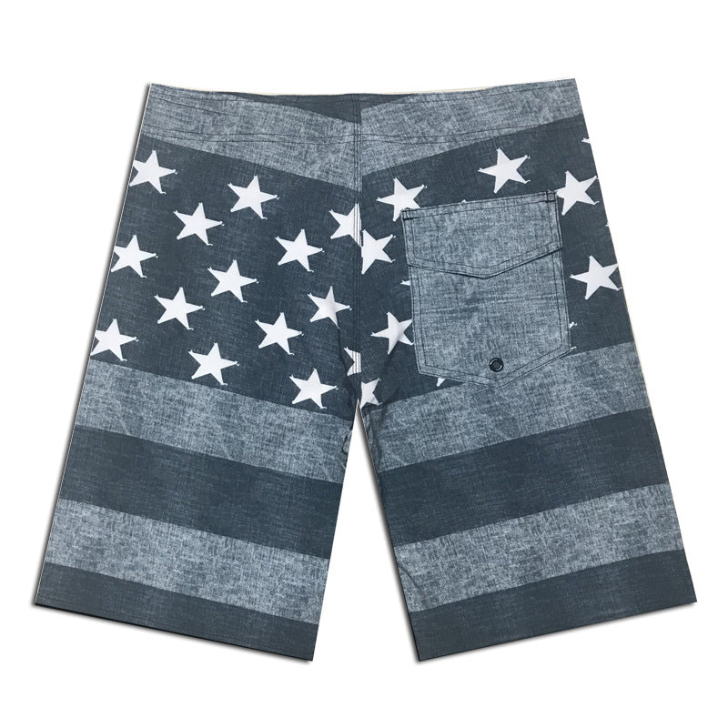Herren Surf-Shorts im Vintage-Streifen-Look Echoarchiv