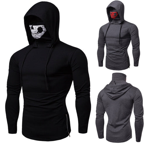 Herren Kapuzenpullover mit kreativem Totenkopf-Design Echoarchiv